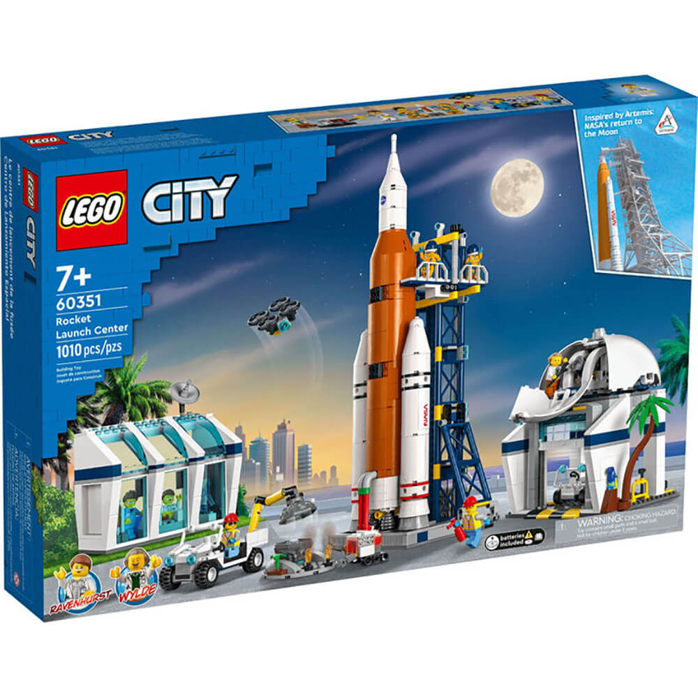 LEGO City Space Rocket Launch Center 1010 Piece Building Set (60351)