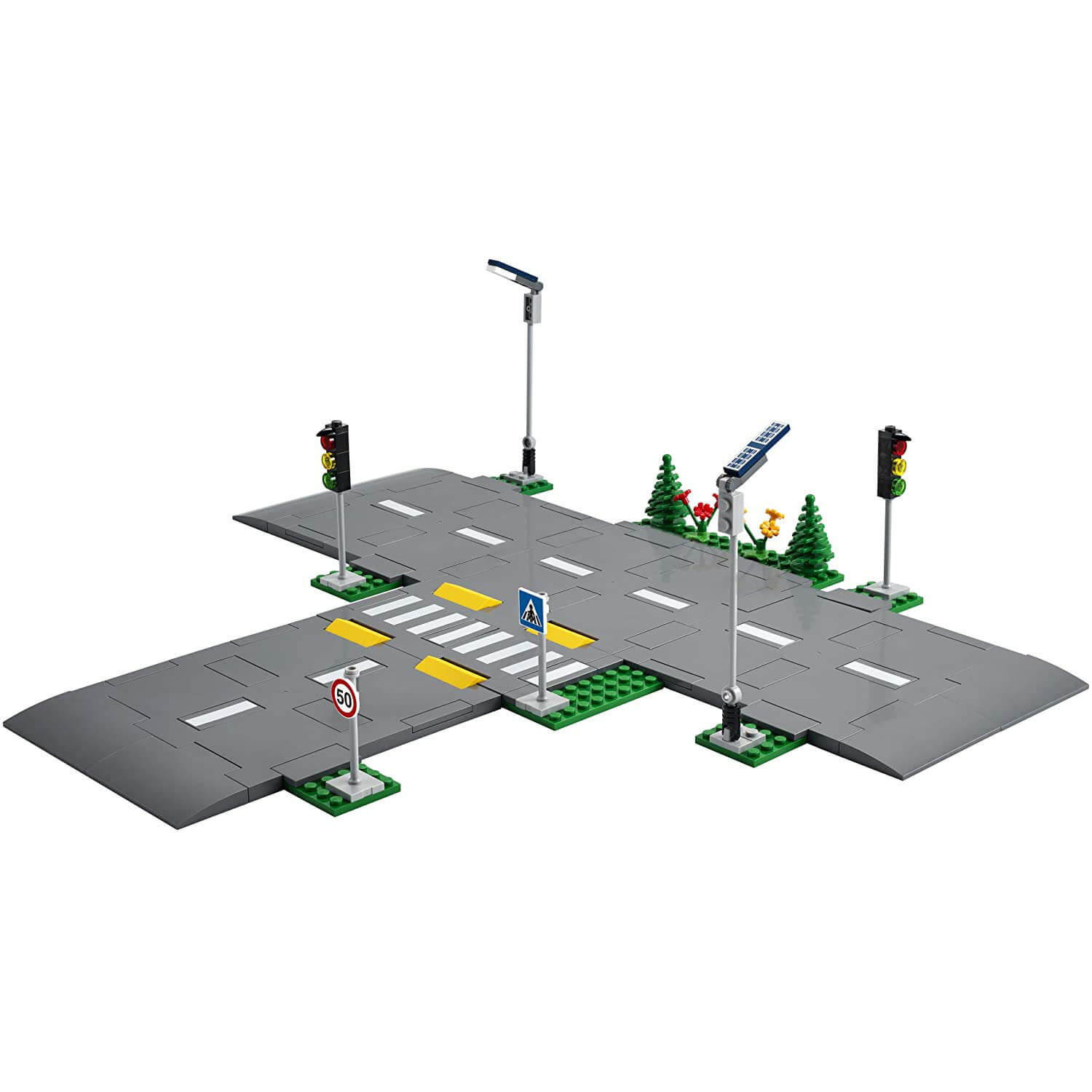 LEGO City Town Road Plates 112 Piece Building Set (60304)