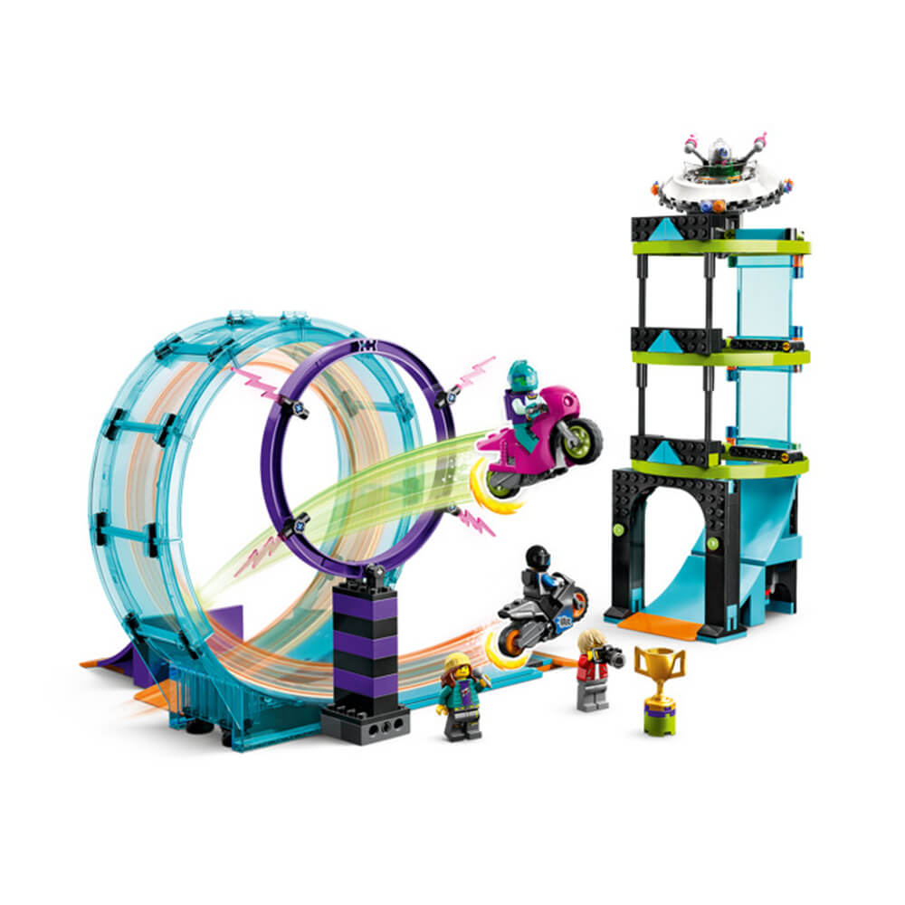 LEGO® City Ultimate Stunt Riders Challenge 385 Piece Building Kit (60361)