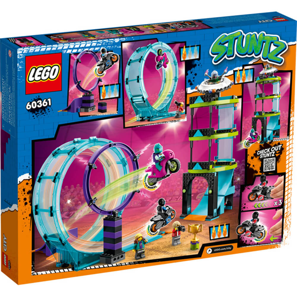 LEGO® City Ultimate Stunt Riders Challenge 385 Piece Building Kit (60361)