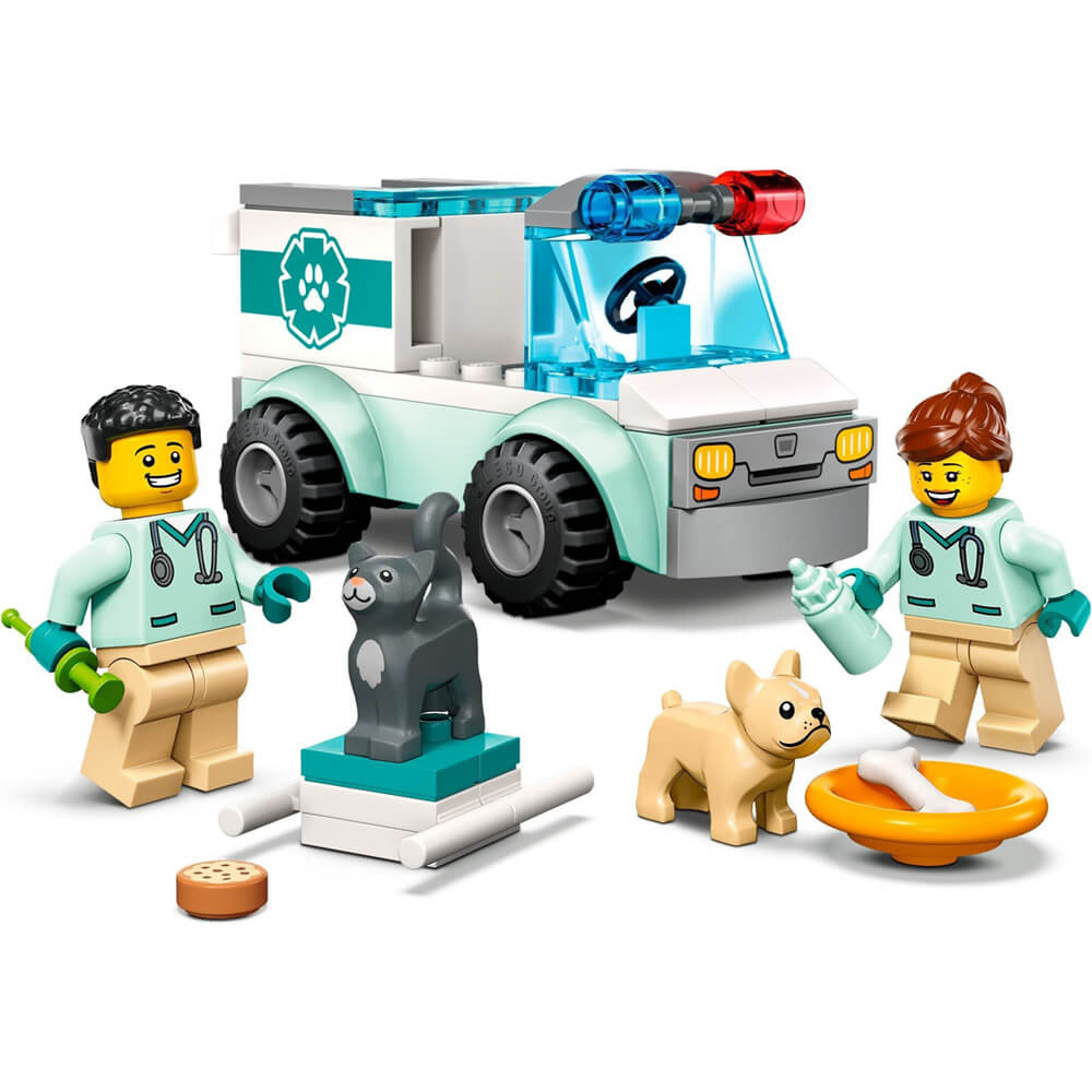 LEGO® City Vet Van Rescue 58 Piece Building Kit (60382)