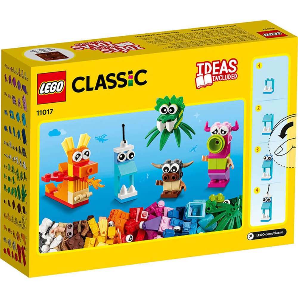 LEGO Classic Creative Monsters 140 Piece Building Set (11017)