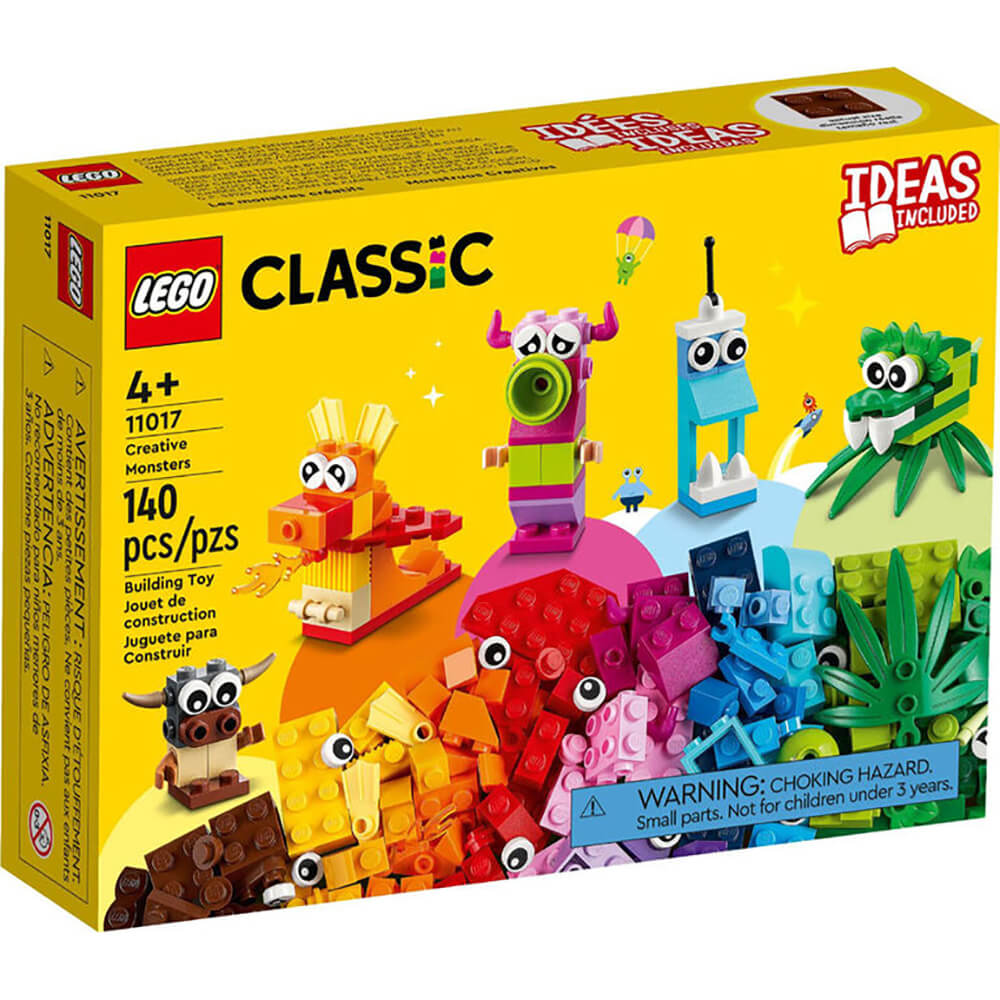 LEGO Classic Creative Monsters 140 Piece Building Set (11017)