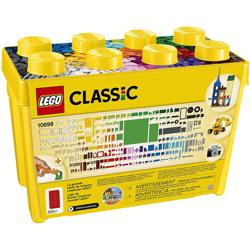 LEGO Classic Large Creative Brick Box 790 Piece Building Set (10698)
