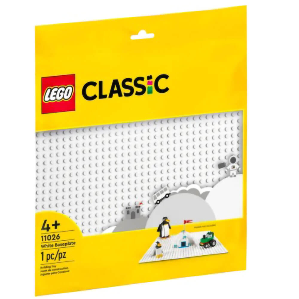 LEGO® Classic White Baseplate 11026 Building Kit for Kids (1 Piece)