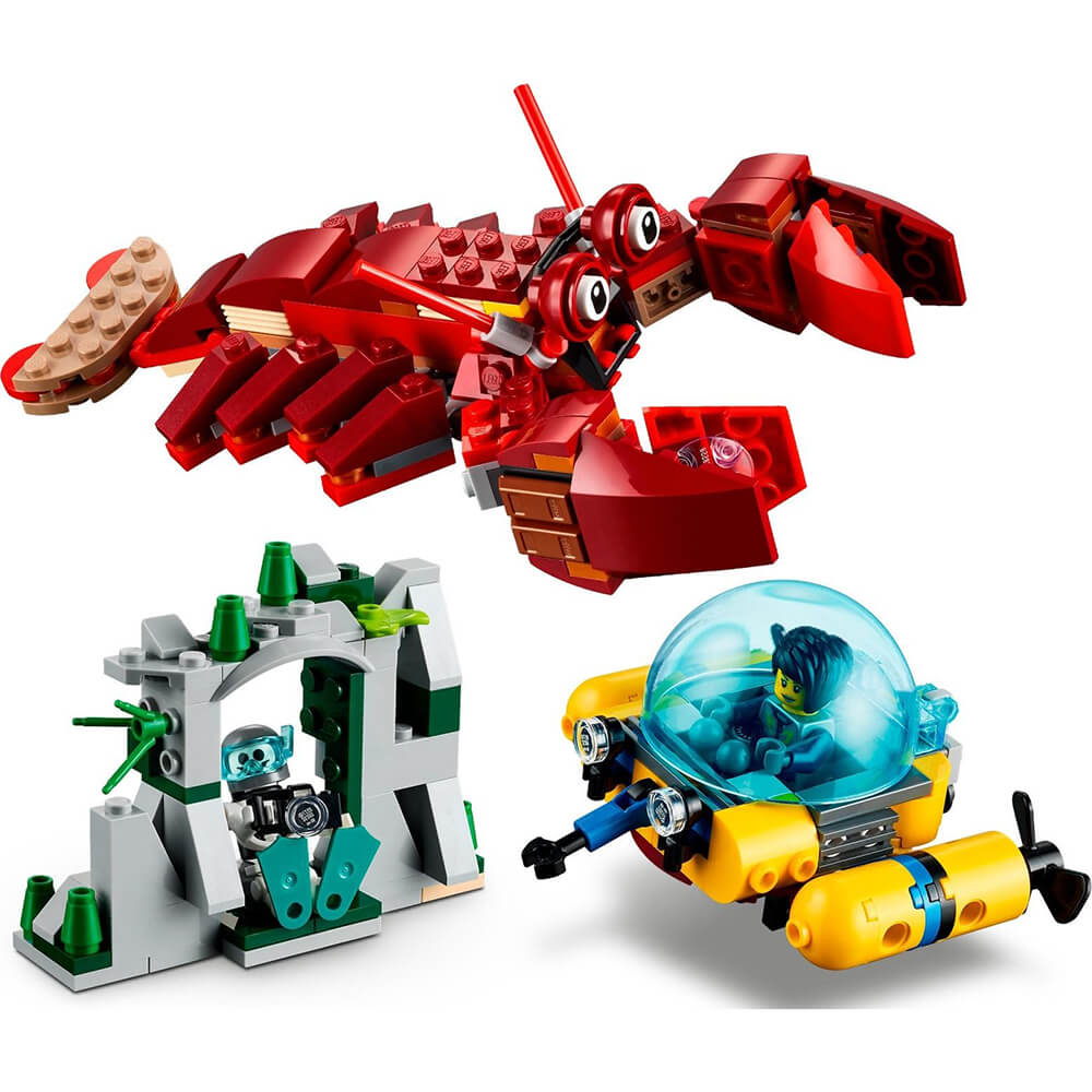 LEGO® Creator 3in1 Sunken Treasure Mission 31130 Building Kit (522 Pieces)