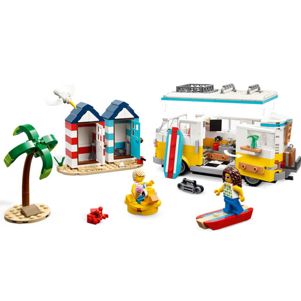 LEGO® Creator Beach Camper Van 556 Piece Building Kit (31138)