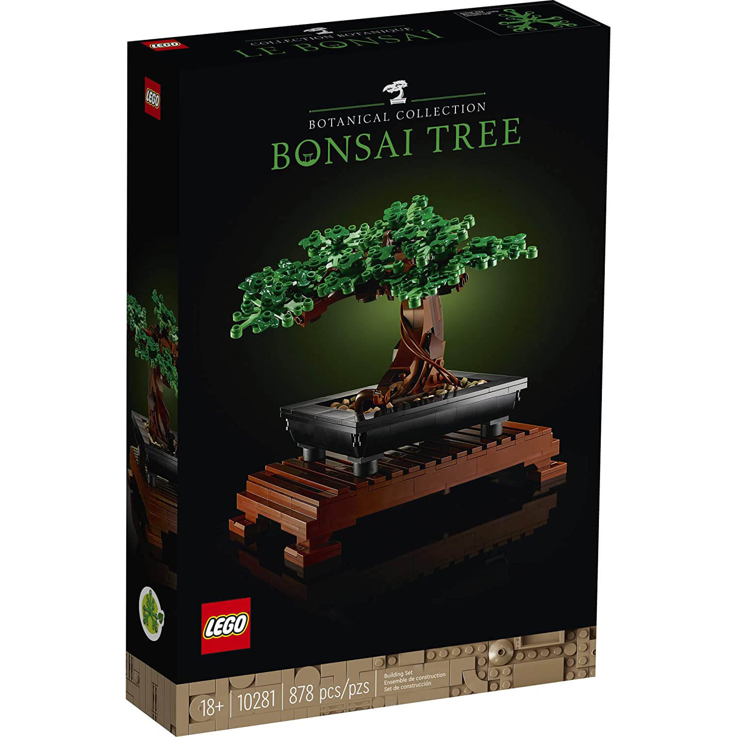 LEGO® Creator Expert Bonsai Tree 878 Piece Building Set (10281)