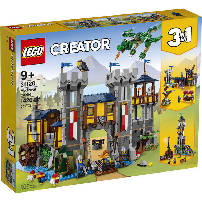 LEGO Creator Medieval Castle 1426 Piece Building Set (31120)