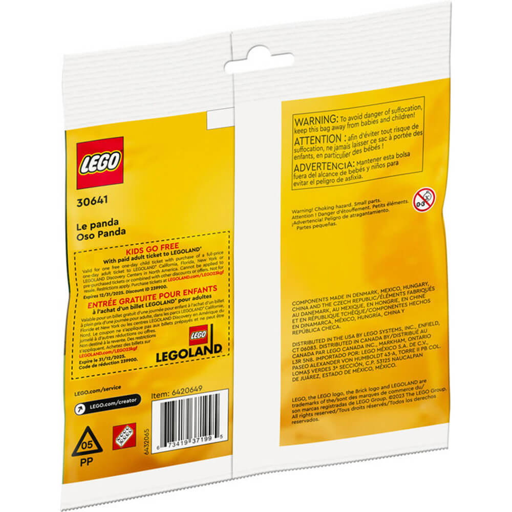 LEGO® Creator Panda Bear 83 Piece Building Kit (30641)