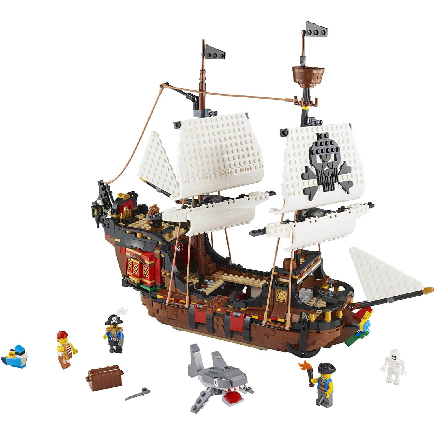 LEGO Creator Pirate Ship 1260 Piece Building Set (31109)