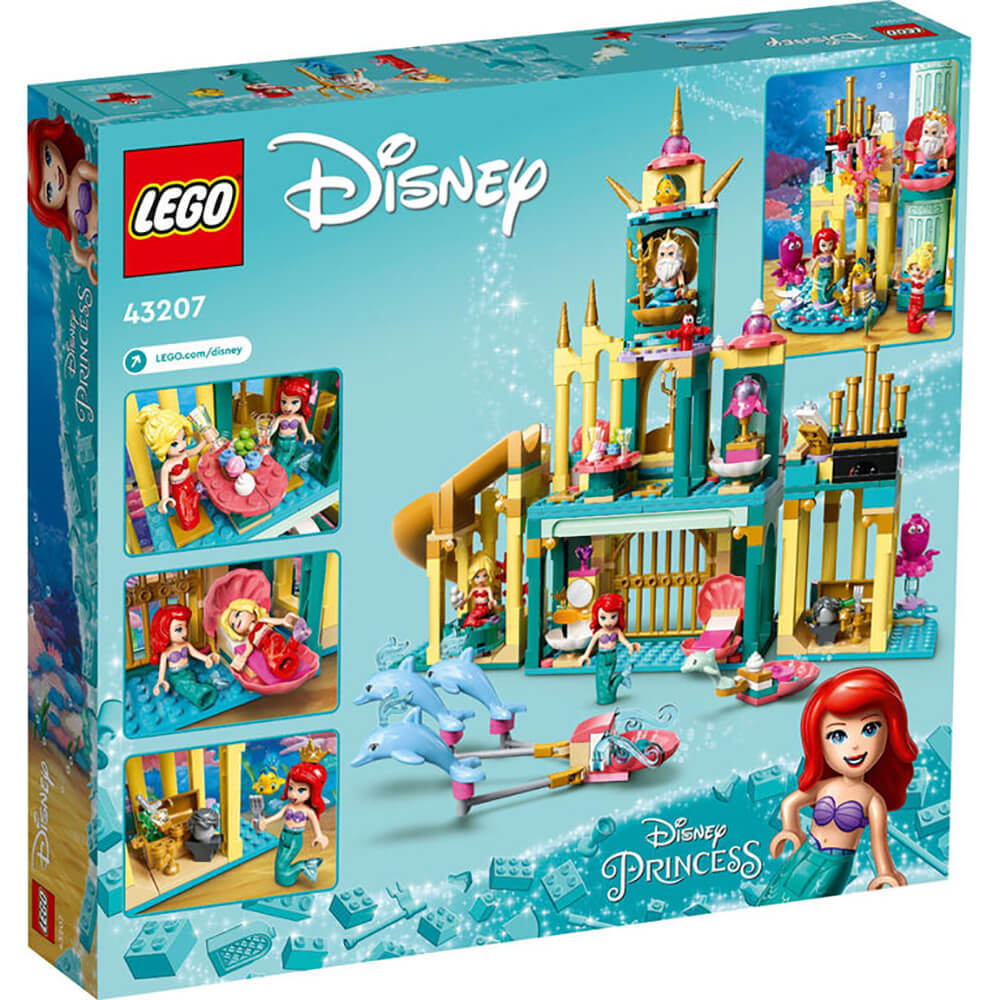 LEGO Disney Princess Ariel’s Underwater Palace 498 Piece Building Set  (43207)