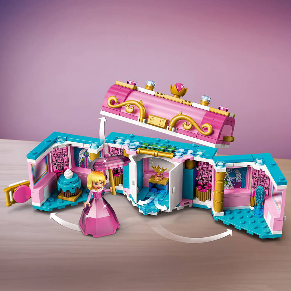 LEGO Disney Princess Aurora, Merida and Tiana’s Enchanted Creations 558 Piece Building Set (43203)