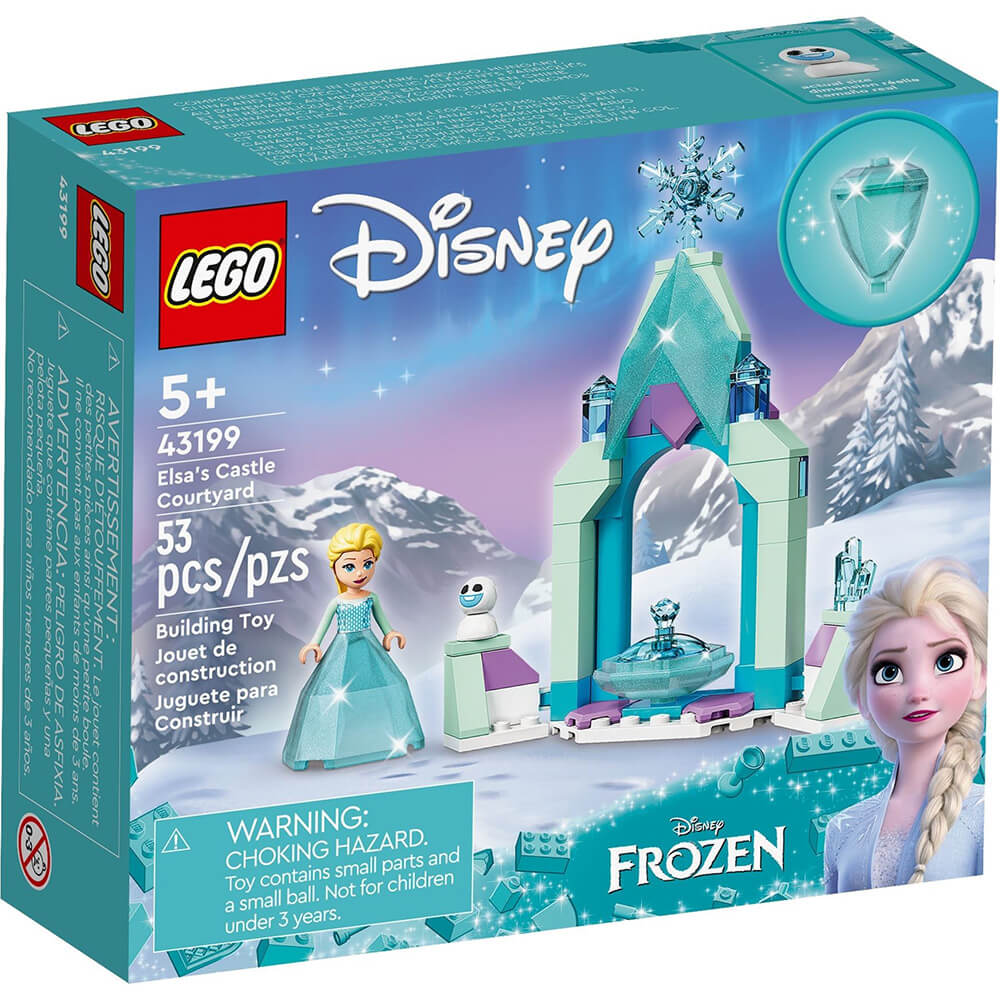 LEGO Disney Princess Elsa’s Castle Courtyard 53 Piece Building Set (43199)