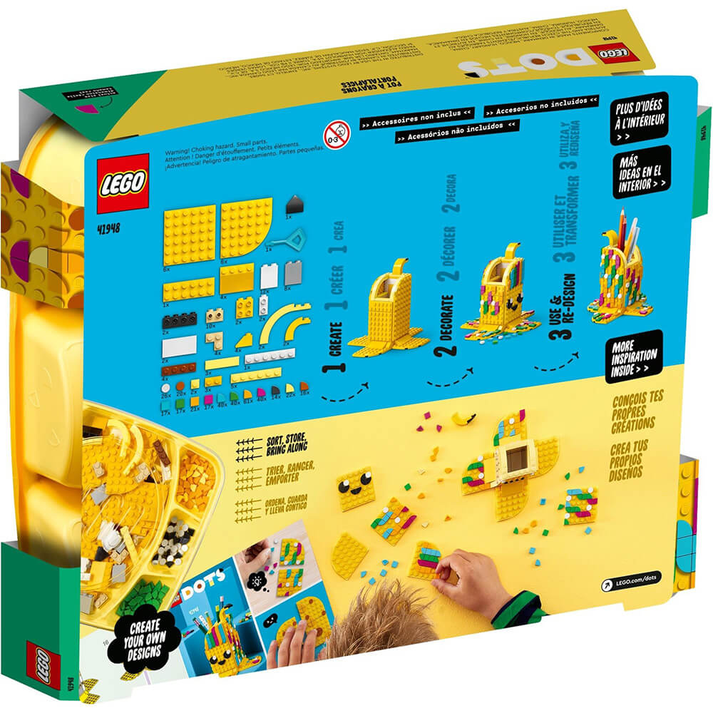LEGO DOTS Cute Banana Pen Holder 438 Piece Building Set (41948)