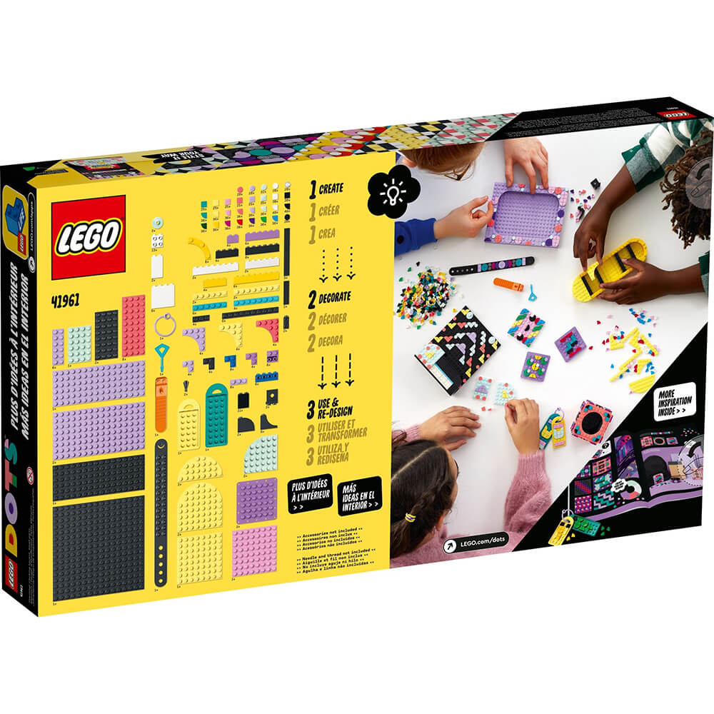 LEGO® DOTS Designer Toolkit Patterns 41961 DIY Craft Decoration Kit (1,096 Pieces)