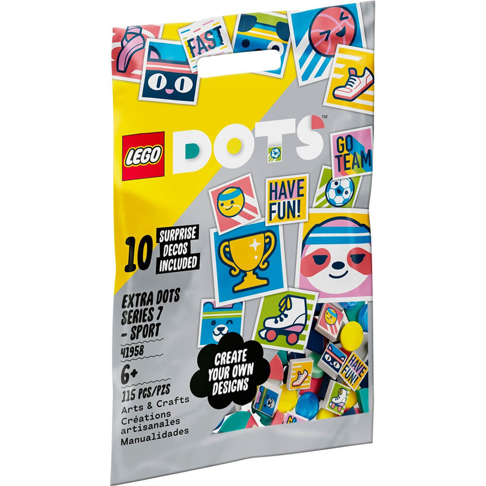 LEGO® DOTS Extra DOTS Series 7 SPORT 41958 DIY Decoration Kit (115 Pieces)