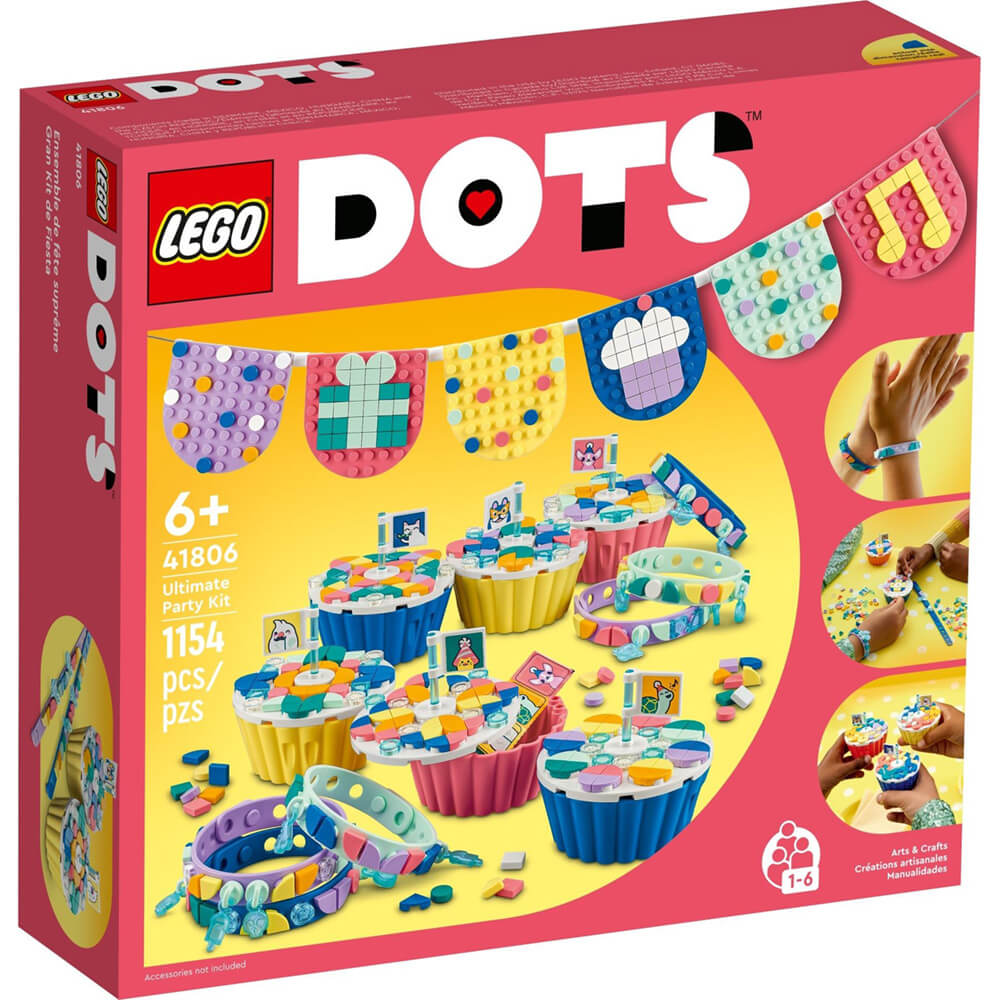 LEGO DOTS Lots of DOTS Lettering Tiles 41950 Ultimate Collection Arts &  Crafts Kit for Kids, Make Custom Messages, Room Decorations, Express