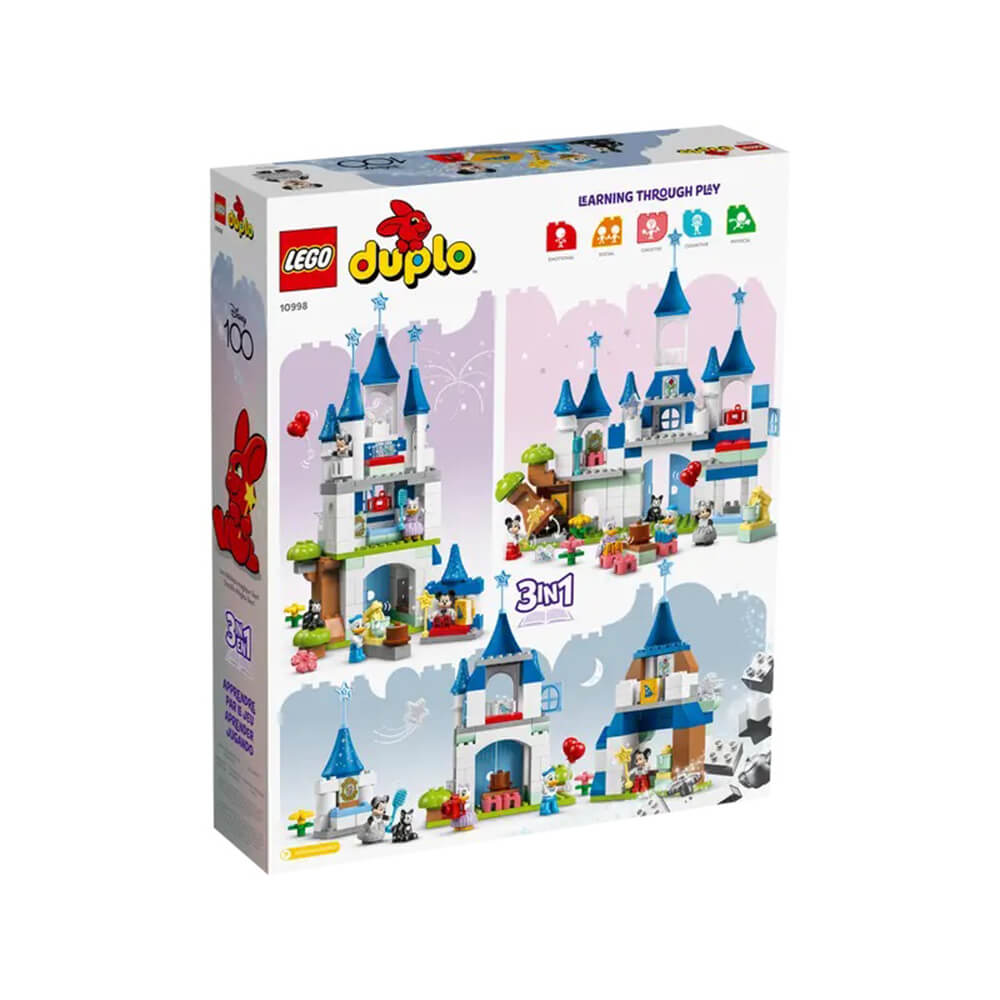 LEGO® DUPLO® Disney 3-in-1 Magic Castle 160 Piece Building Toy Set (10998)