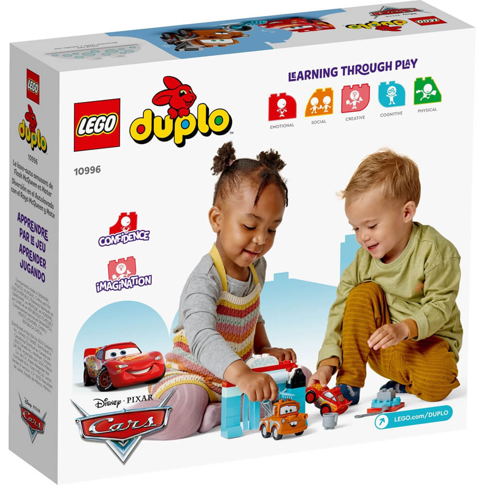 LEGO® DUPLO® Disney Pixar Cars McQueen & Mater's Car Wash Fun 29 Piece Building Kit (10996)