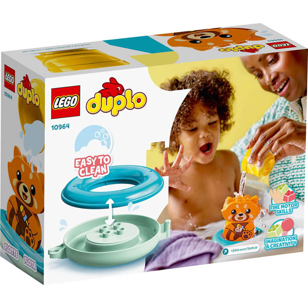 LEGO DUPLO My First Bath Time Fun Floating Red Panda 5 Piece Building Set (10964)