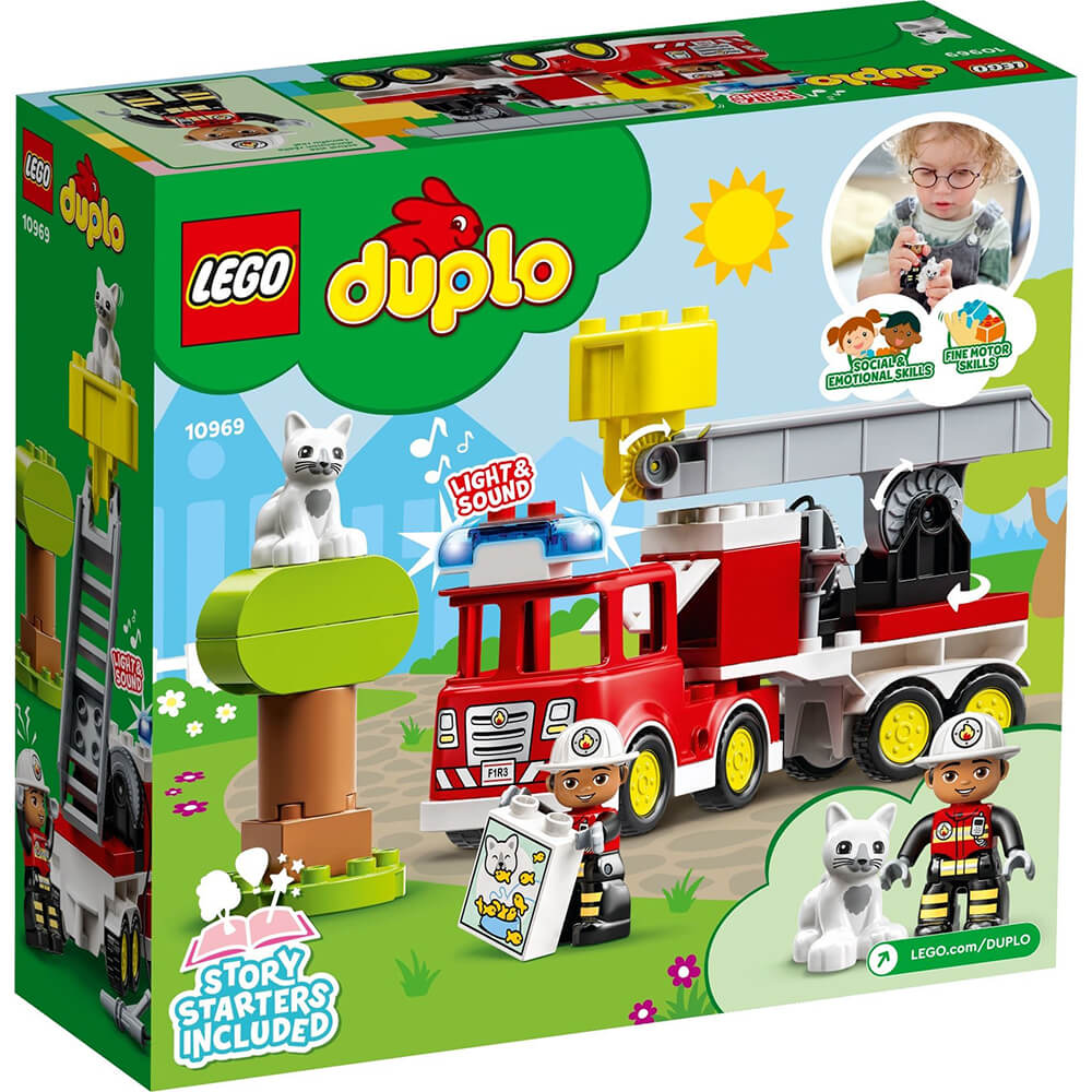 LEGO® DUPLO® Rescue Fire Truck 10969 Building Toy (21 Pieces)