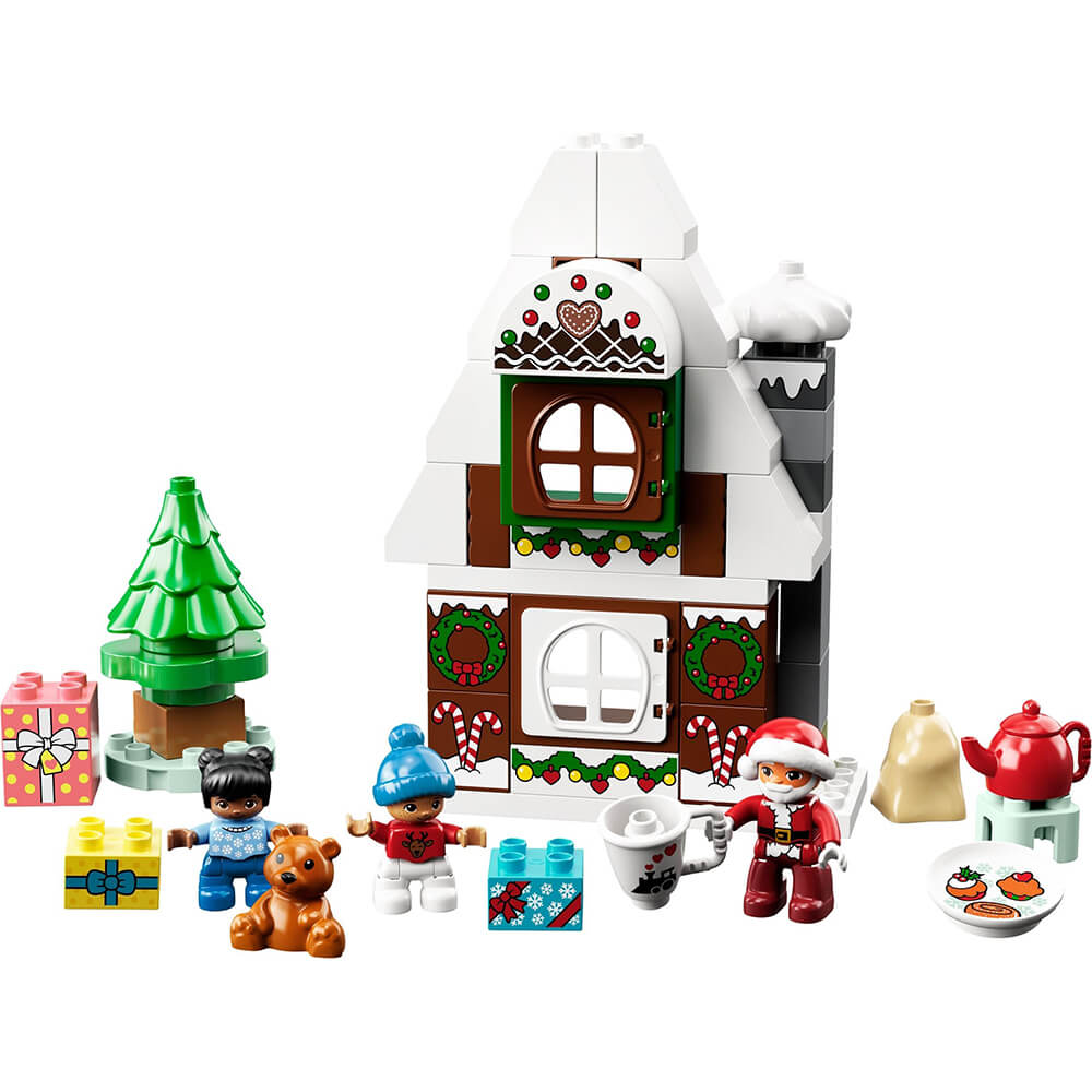 LEGO® DUPLO® Santa's Gingerbread House 50 Piece Building Kit (10976)