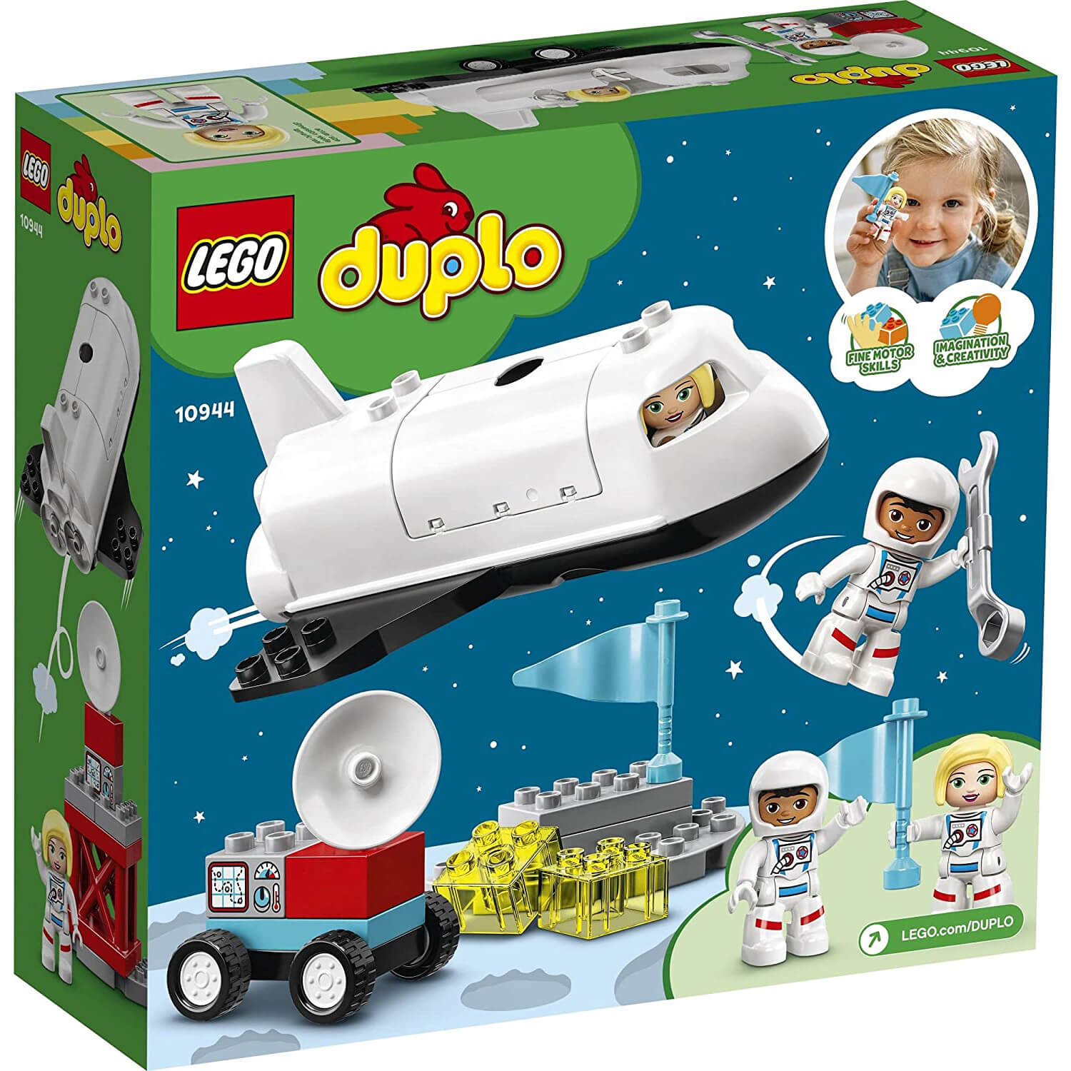 LEGO DUPLO Space Shuttle Mission 23 Piece Building Set (10944)