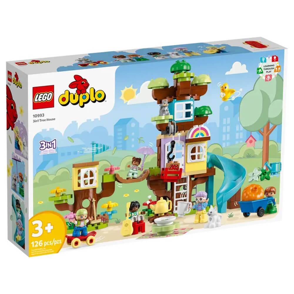 LEGO® DUPLO Town 3-in-1 Tree House 126 Piece Building Set (10993)