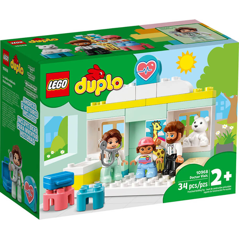 LEGO DUPLO Town Doctor Visit 34 Piece Building Set (10968)