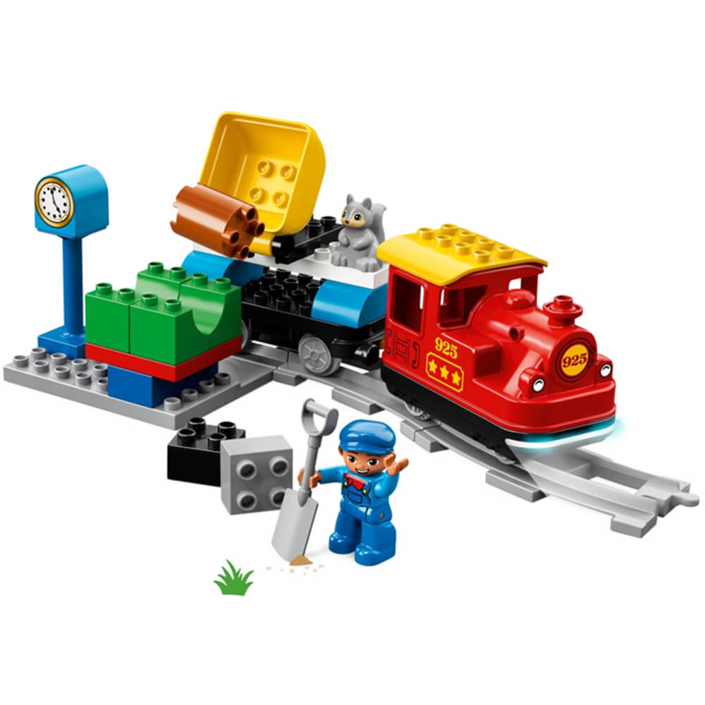 storm implicitte Lodge LEGO® DUPLO Town Steam Train 59 Piece Building Set (10874)