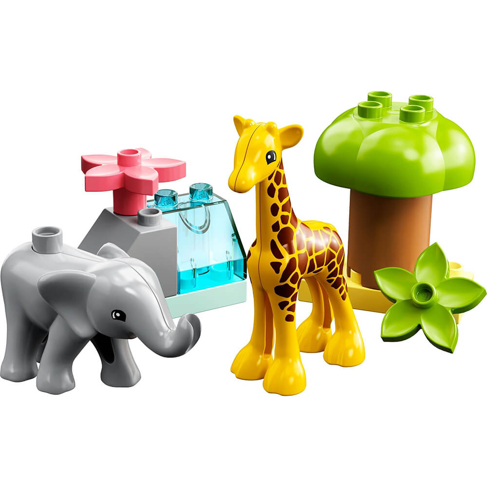LEGO® DUPLO® Wild Animals of Africa 10971 Building Toy (10 Pieces)
