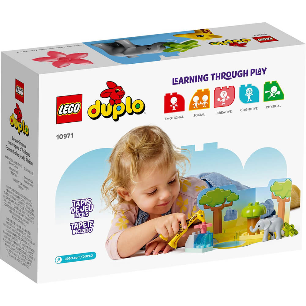 LEGO® DUPLO® Wild Animals of Africa 10971 Building Toy (10 Pieces)