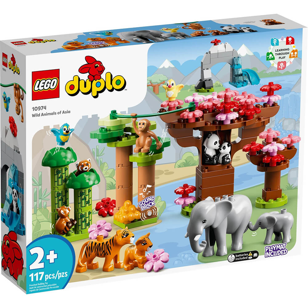 LEGO® DUPLO® Wild Animals of Asia 10974 Building Toy (117 Pieces)