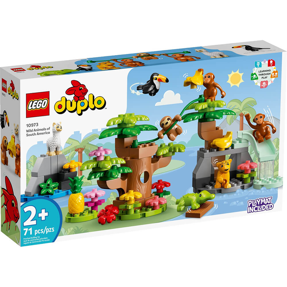 LEGO® DUPLO® Wild Animals of South America 10973 Building Toy (71 Pieces)