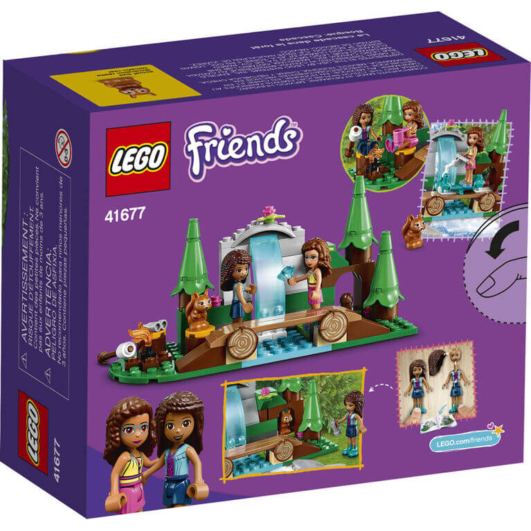 LEGO Friends Forest Waterfall 93 Piece Building Set (41677)