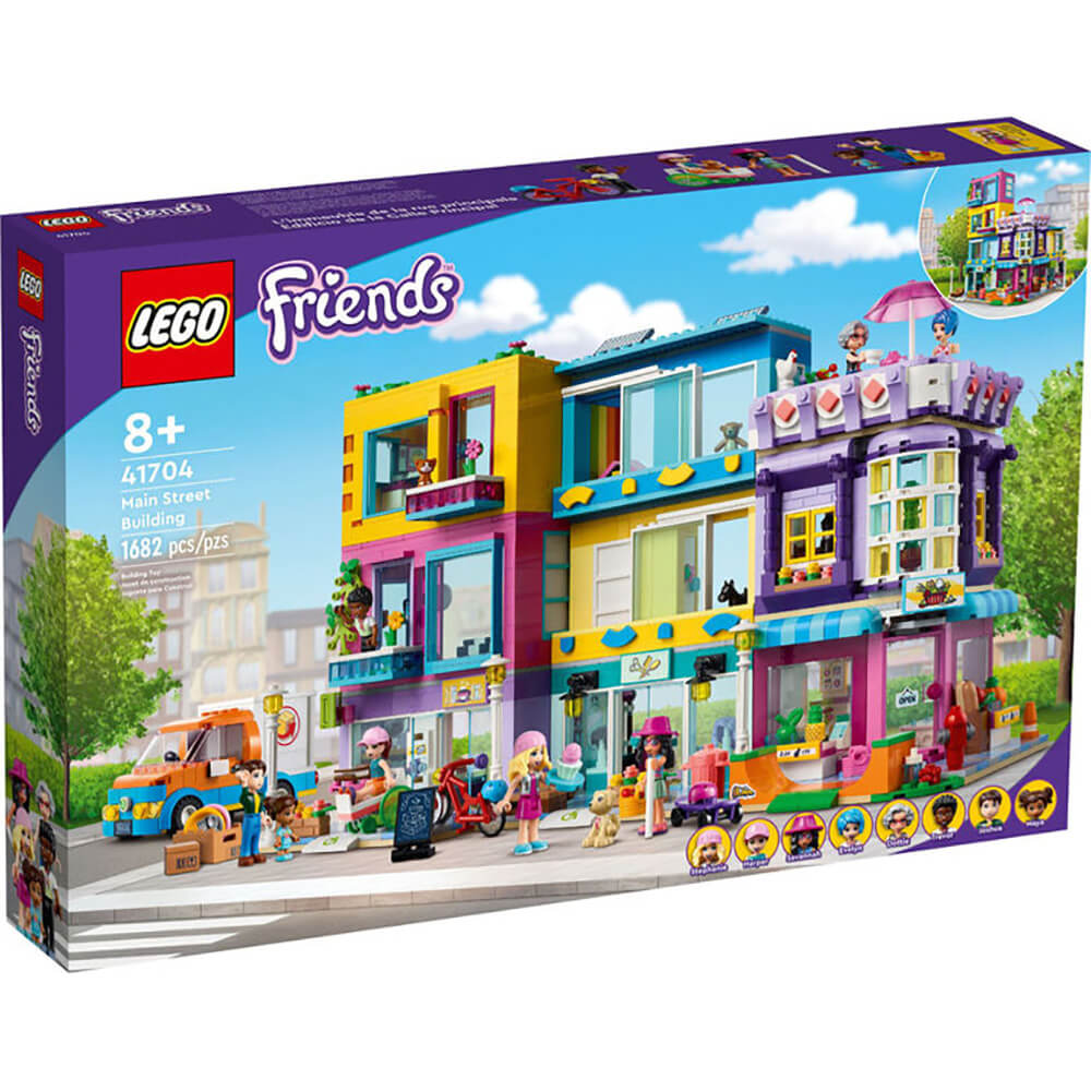 LEGO Friends Main Street Building 1682 Piece Building Set (41704)