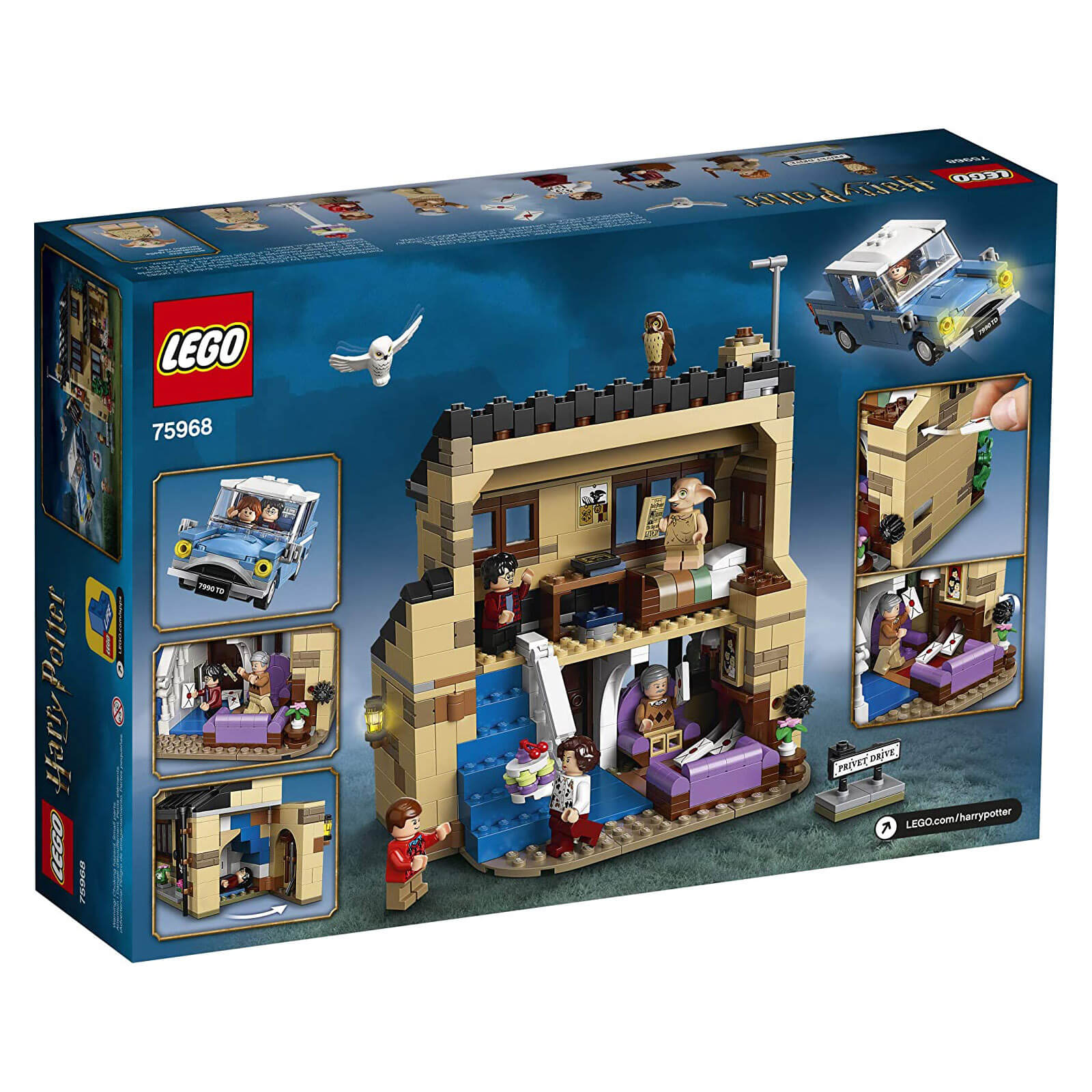 LEGO Harry Potter 4 Privet Drive 797 Piece Building Set (75968)