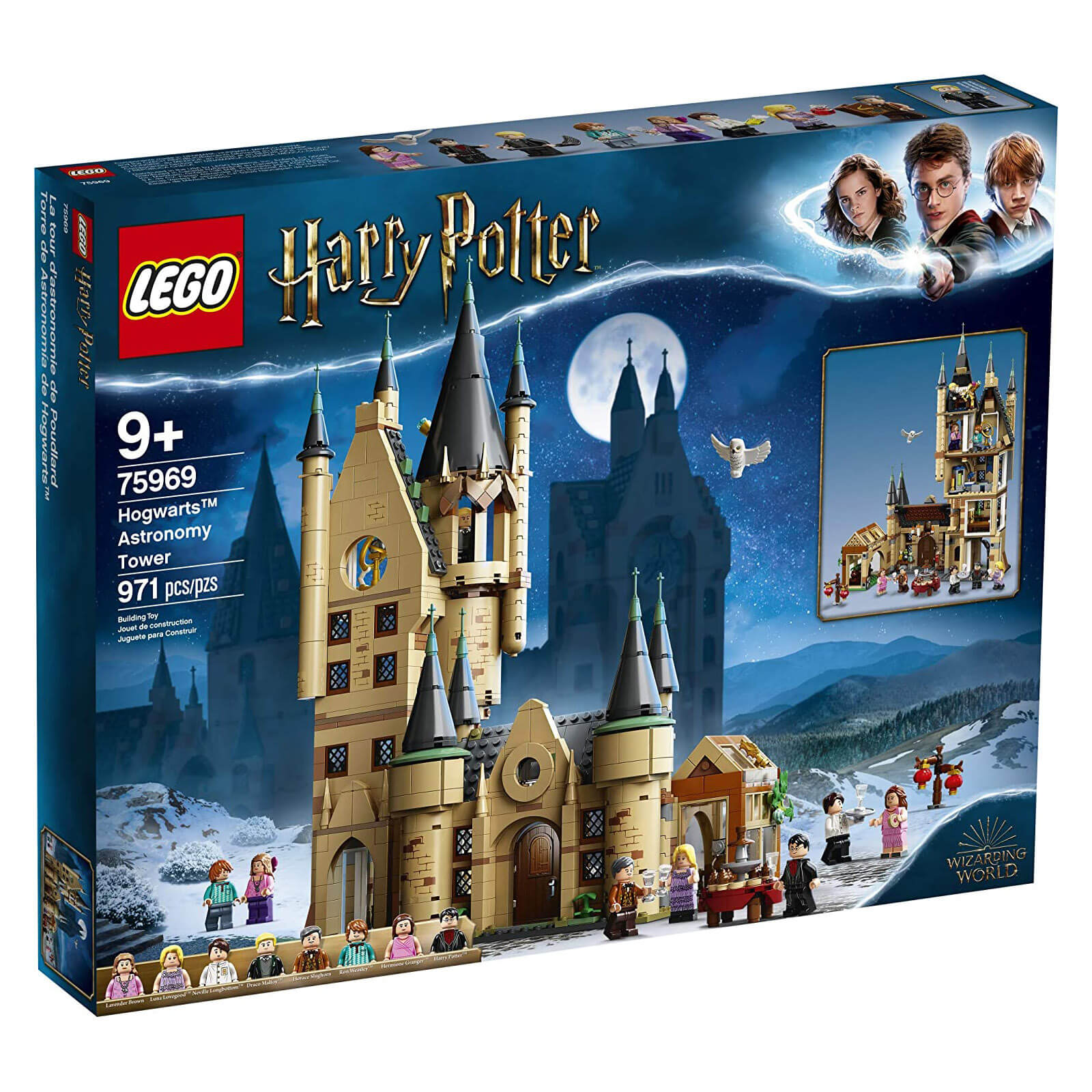 LEGO Harry Potter Hogwarts Astronomy Tower 971 Piece Building Set (75969)