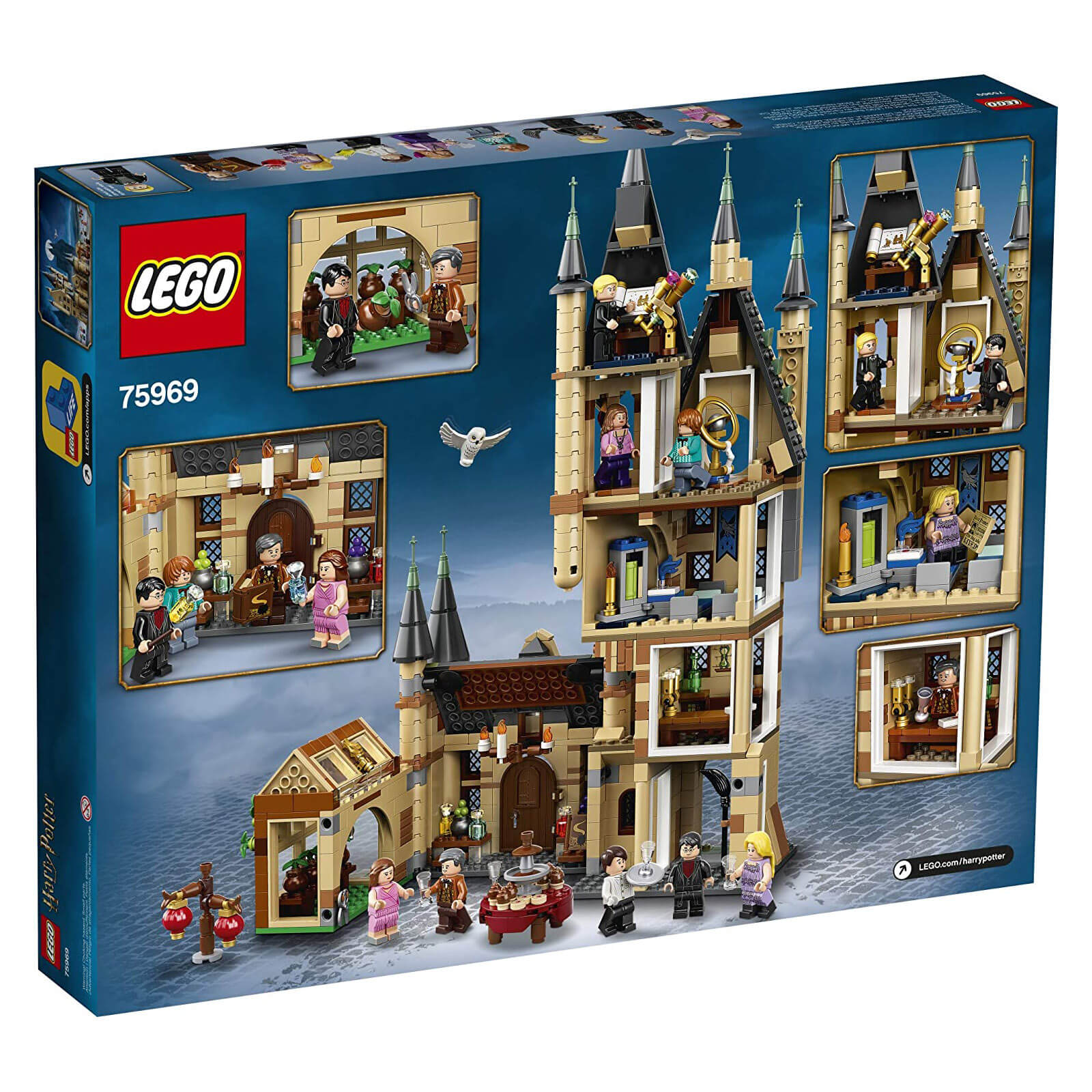 LEGO Harry Potter Hogwarts Astronomy Tower 971 Piece Building Set (75969)