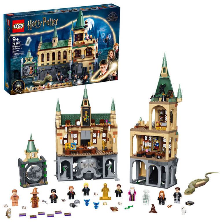 LEGO Harry Potter Hogwarts Chamber of Secrets 1176 Piece Building Set (76389)