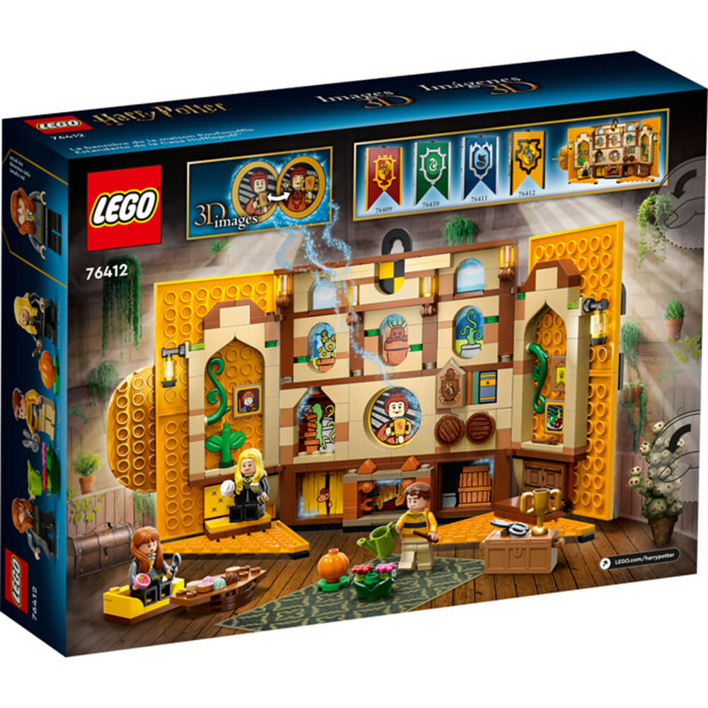 LEGO® Harry Potter™ Hufflepuff™ House Banner 313 Piece Building Kit (76412)