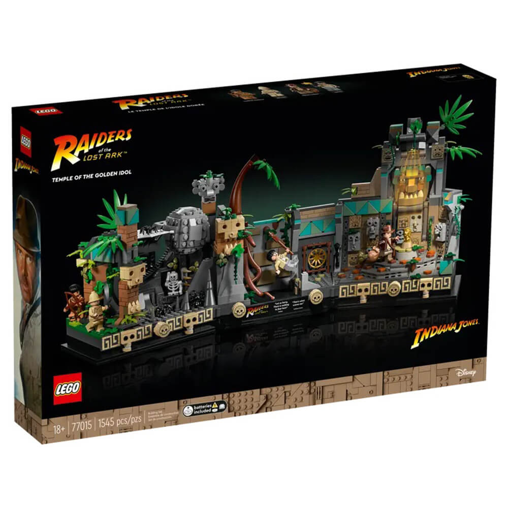 LEGO® Indiana Jones™ Temple of the Golden Idol 1,545 Piece Building Kit (77015)
