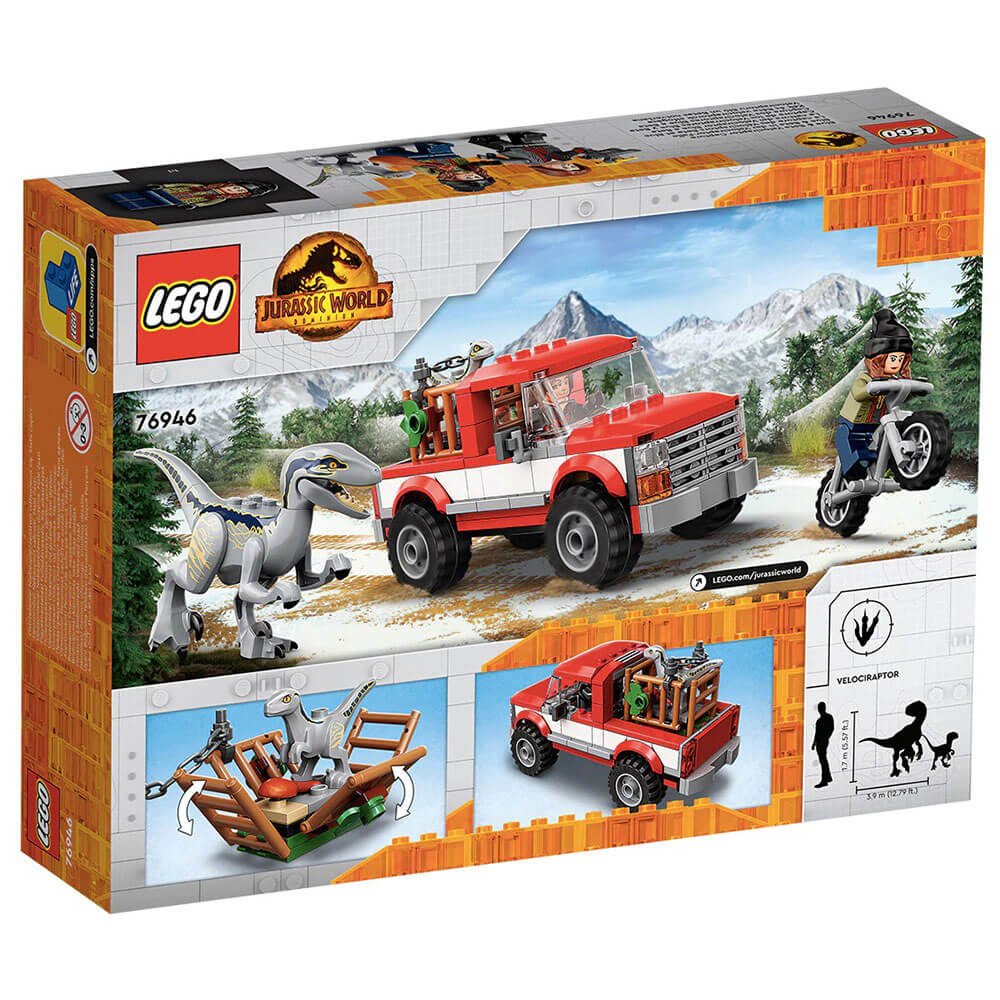 LEGO® Jurassic World Blue & Beta Velociraptor Capture 76946 Building Kit (181 Pieces)
