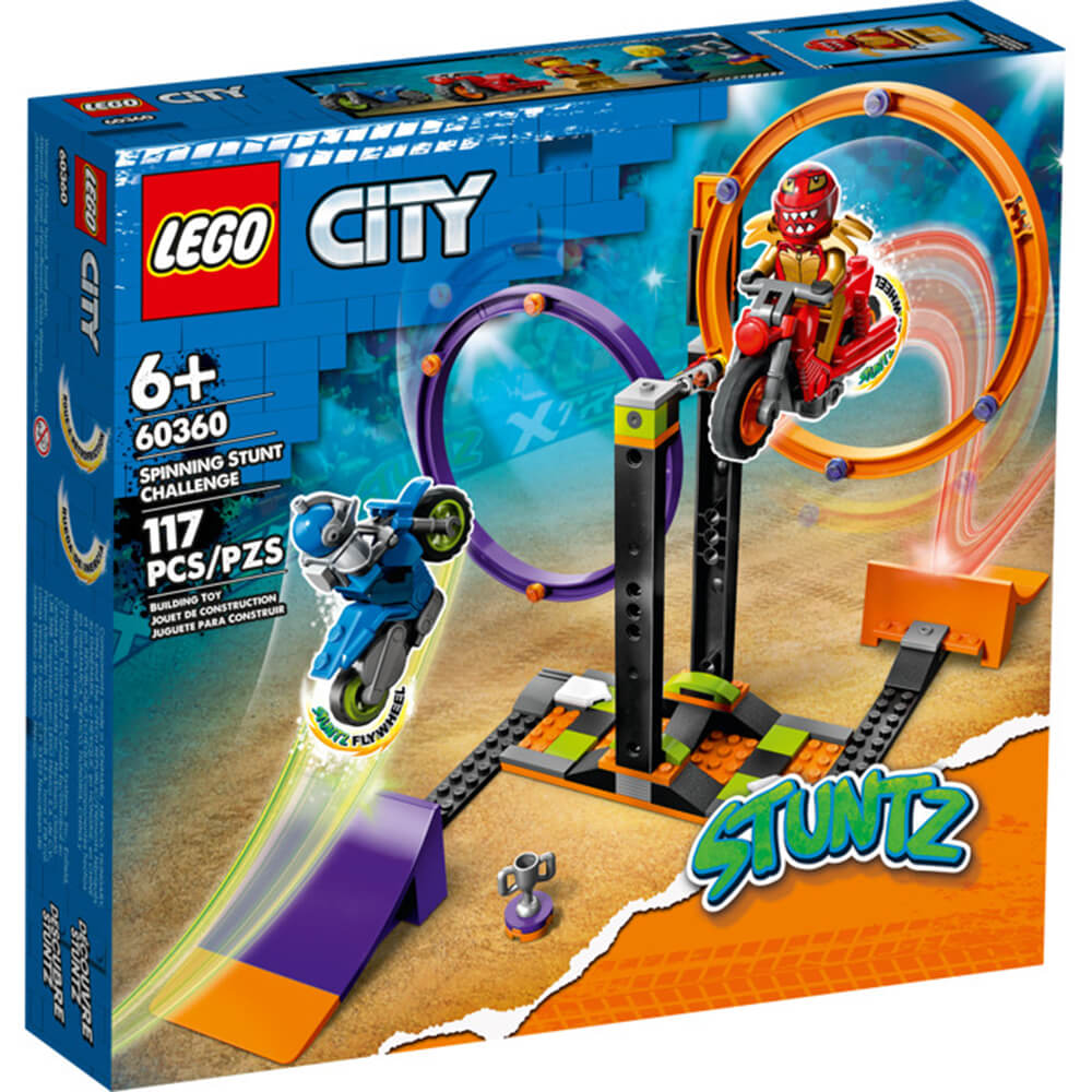 LEGO® City Spinning Stunt Challenge 117 Piece Building Set (60360)