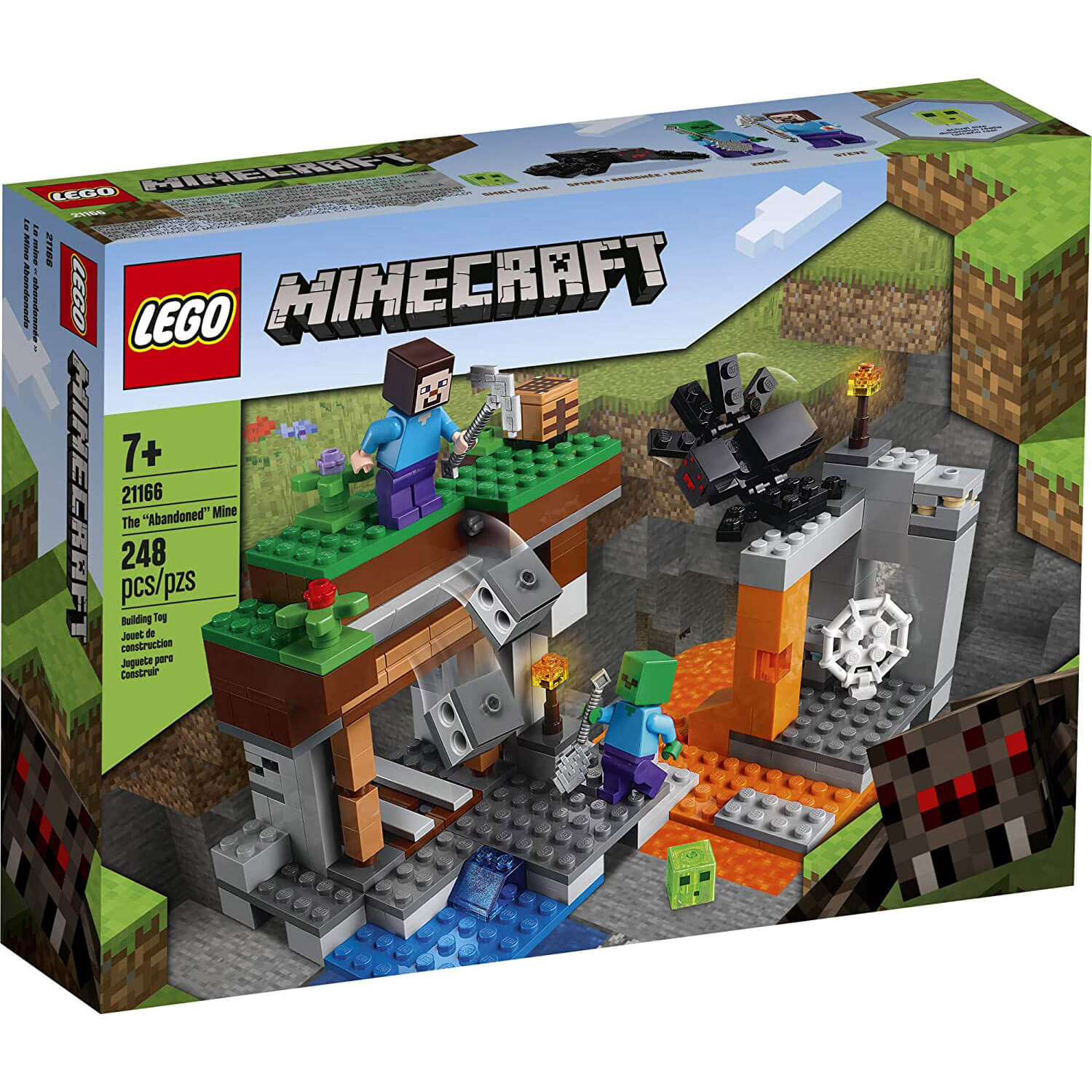 LEGO Minecraft The "Abandoned" Mine 248 Piece Building Set (21166)