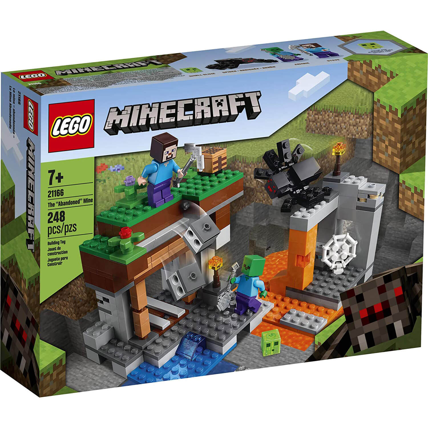 LEGO Minecraft The Abandoned Mine 248 Piece Building Set (21166)