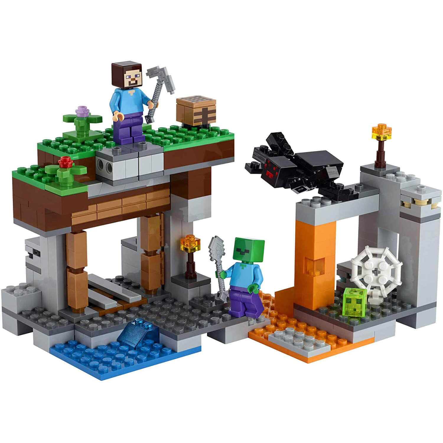 LEGO Minecraft The Abandoned Mine 248 Piece Building Set (21166)