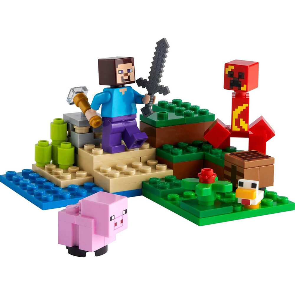 LEGO Minecraft The Creeper Ambush 72 Piece Building Set (21177)
