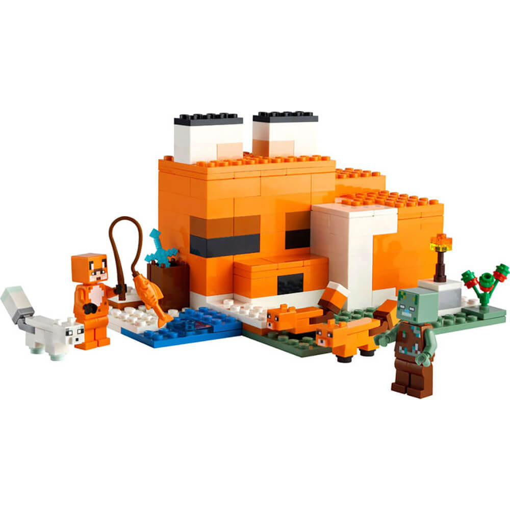 LEGO Minecraft The Fox Lodge 193 Piece Building Set (21178)